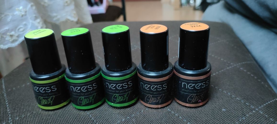 SUPER Lakier UV hybryda hybrydowy CLEO NESS DONEGAL 8 ML DUZA POJ.