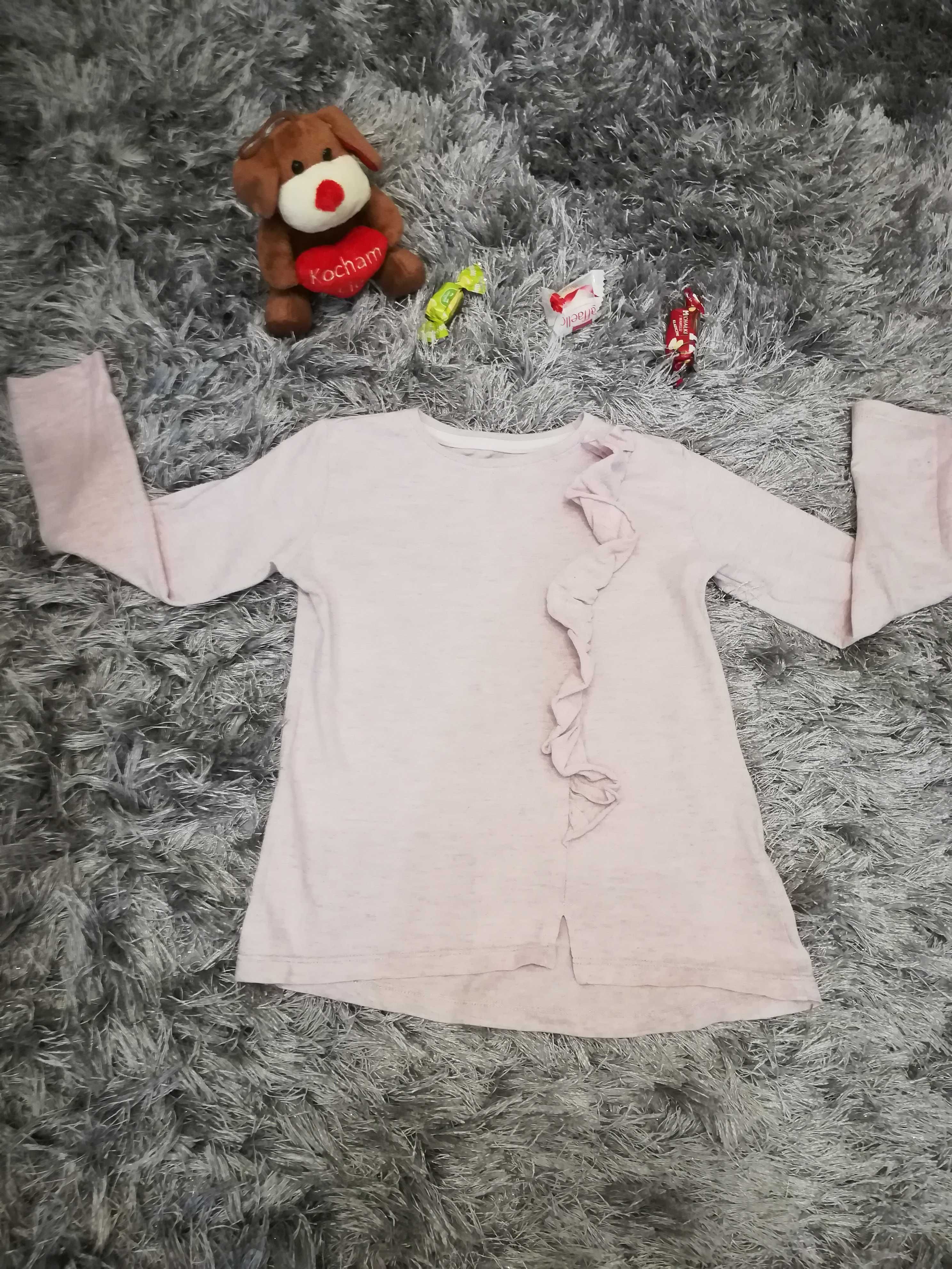 Bluza, bluzka, tshirt dziewczęca 5.10.15, rozmiar 116, różowa