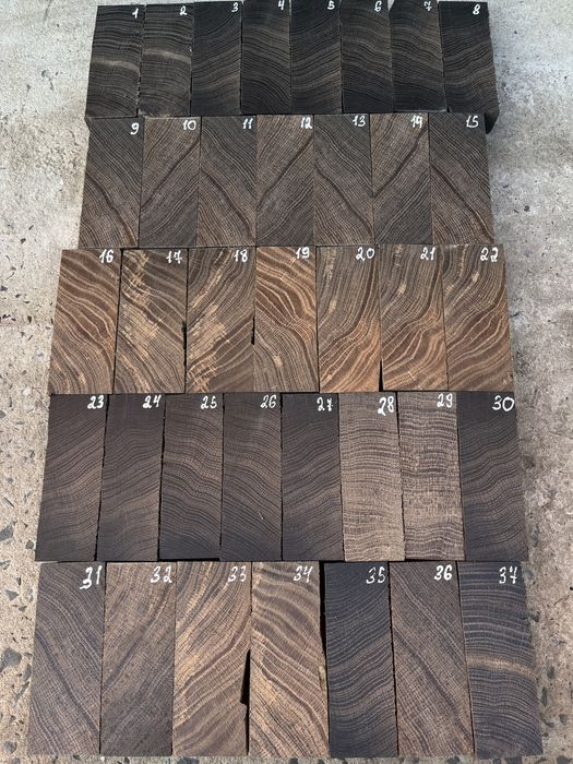 Морений дуб , торцевий.