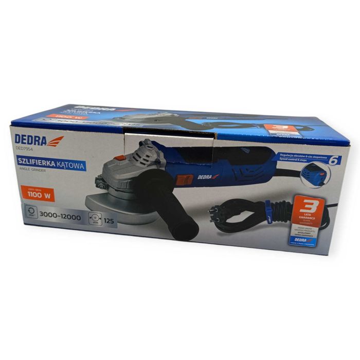 DEDRA DED7954 Szlifierka kątowa 125mm 1100W