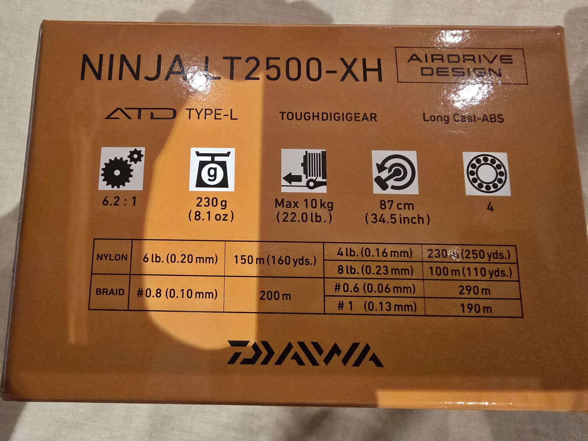 Daiwa ninja Lt 2500 xh