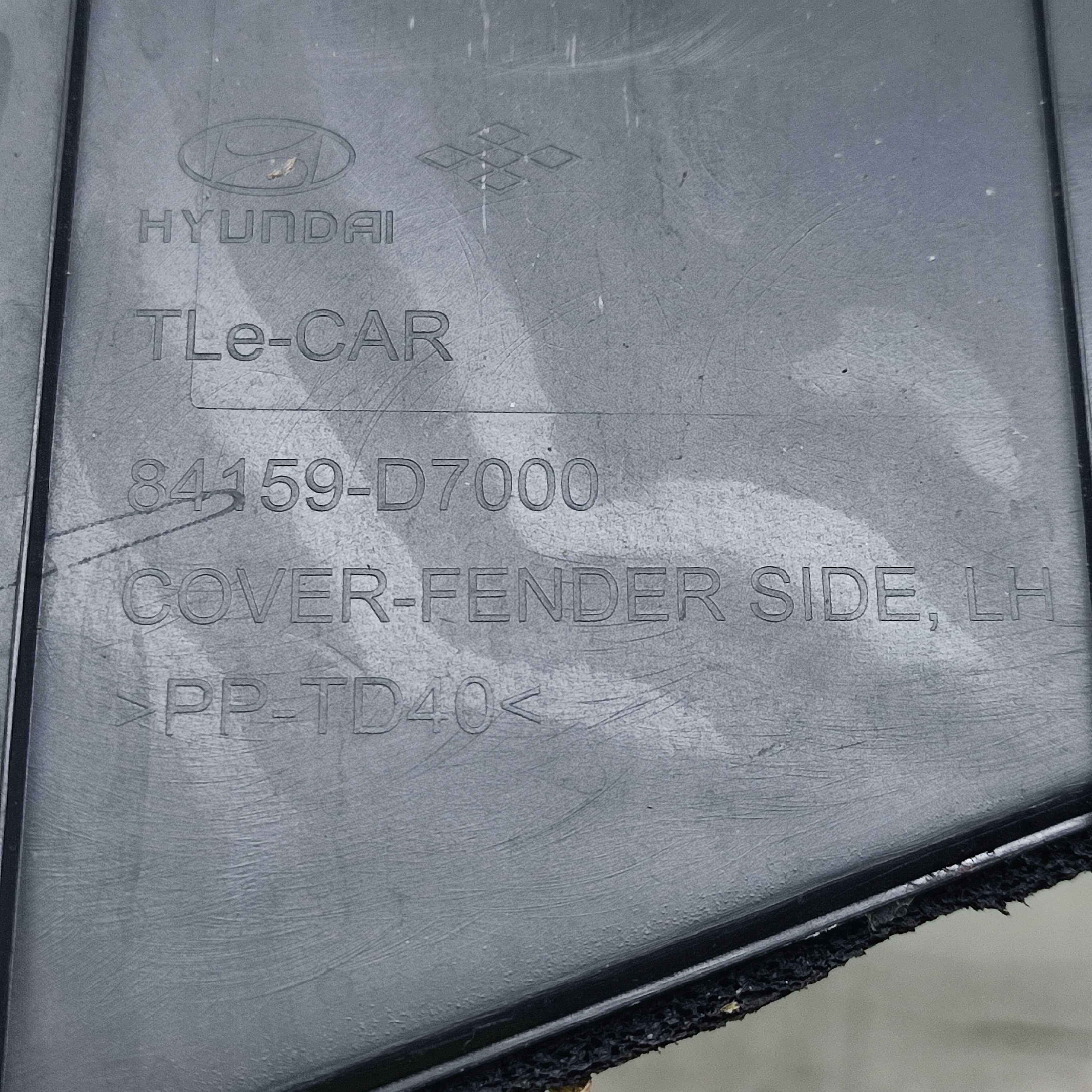 Hyundai Tucson 3 III osłona maskownica błotnika lewa