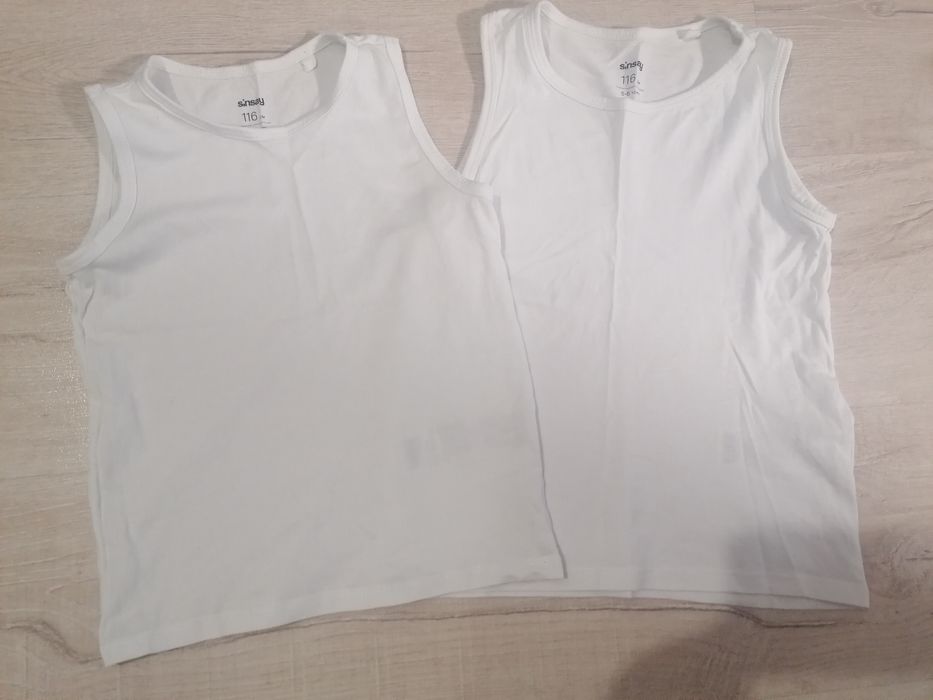 Білі майки для хлопчика, двійні, близнят