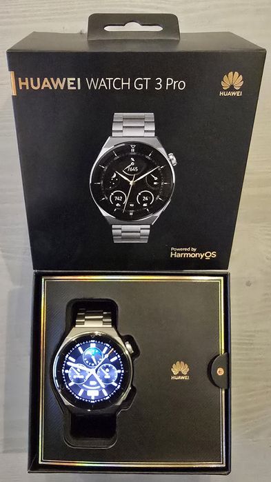 Smartwatch Huawei GT 3 Pro Elite 46mm srebrny + gratisy
