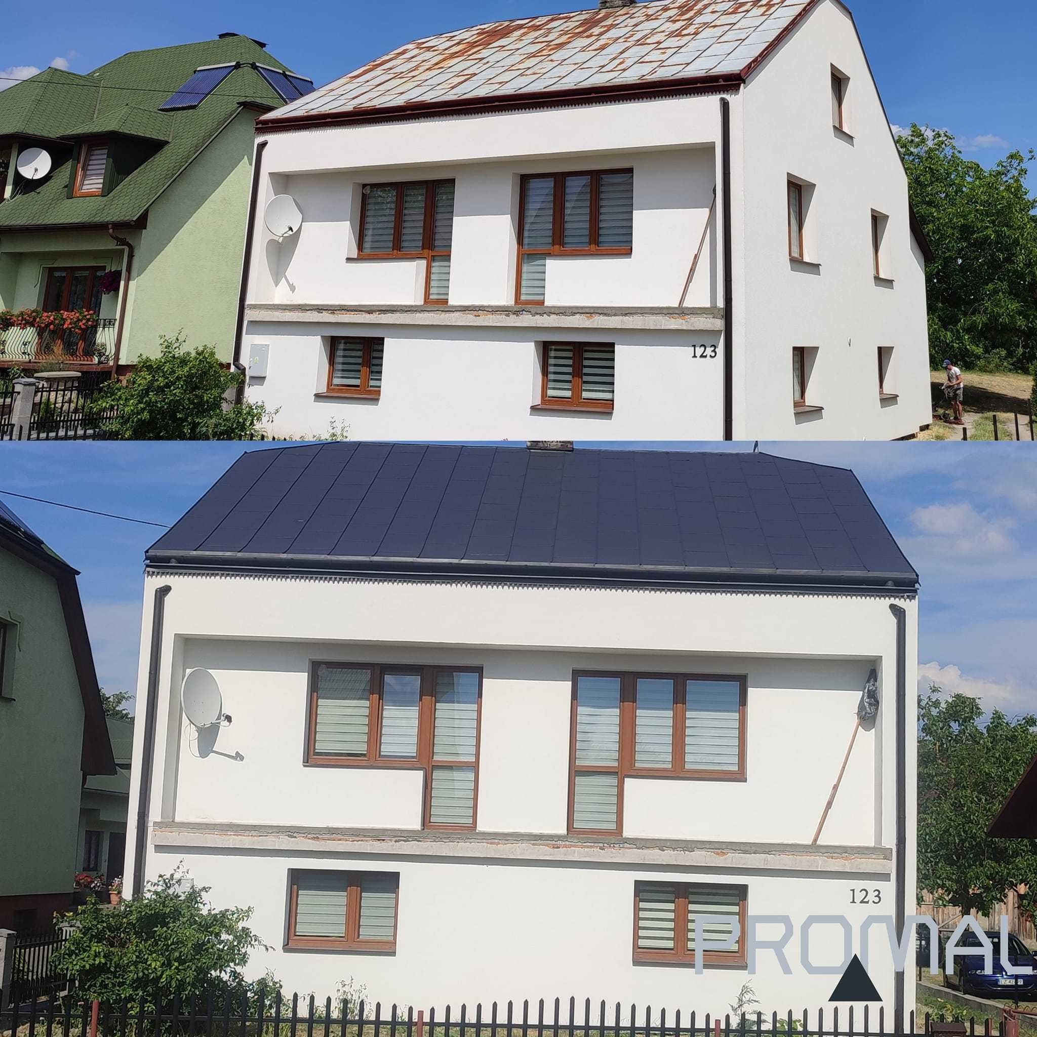 PROMAL Mycie i malowanie dachów, elewacji, kostki, prace wysokościowe