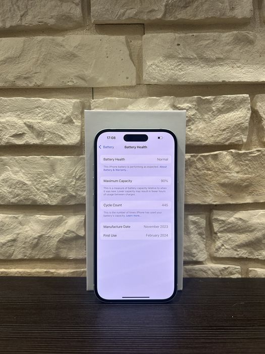 iPhone 15 128GB Green 90% Bateria