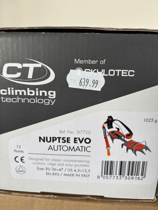 Raki automatyczne Climbing Technology Nuptse EVO