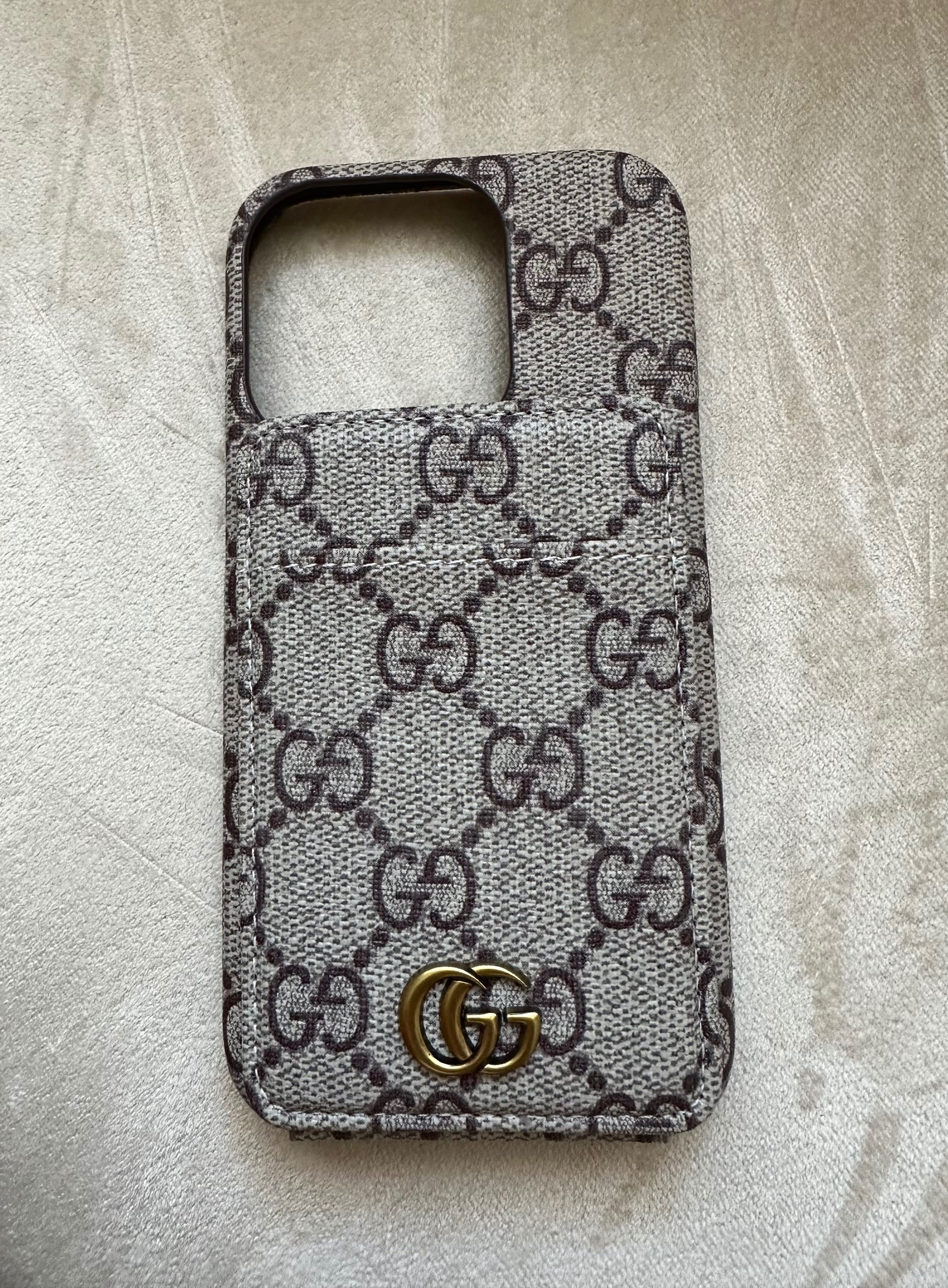 Etui typu Gucci na IPhone 14 pro