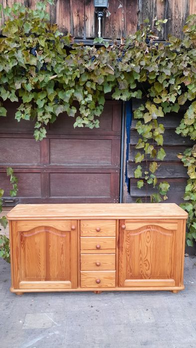 Stylowa komoda sosnowa- naturalne drewno, solidne wykonanie!