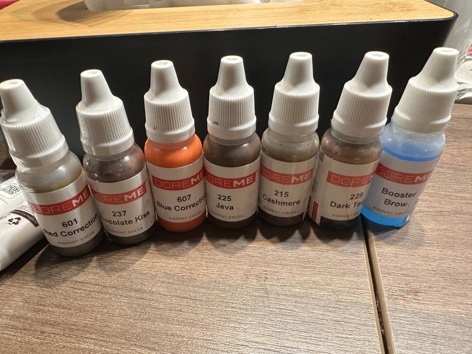 Pigmenty do makijazu permanentnego marki doreme
