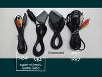 Cabo Dreamcast, super nintendo tv, nintendo 64, PS1 ou 2USB-C