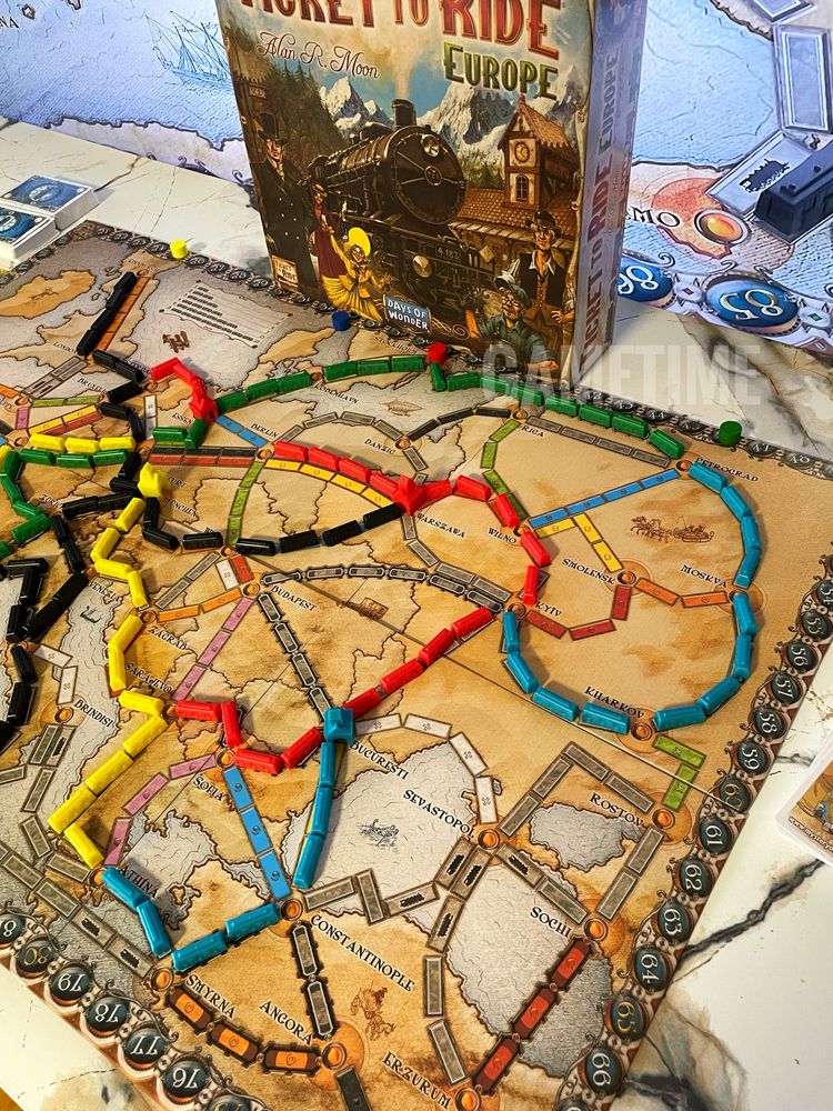 Билет на Поезд Европа Ticket to Ride Europe Квиток на Потяг Европа