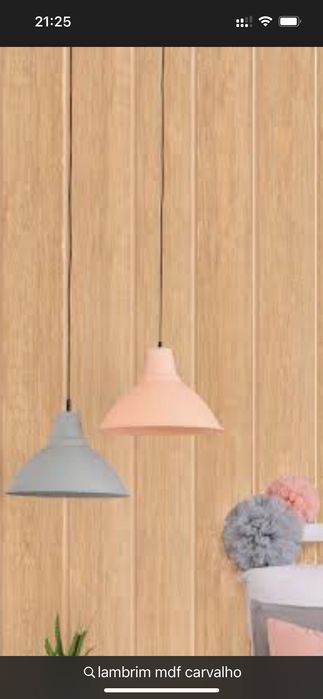 Lambrim MDF Carvalho 260x15x8mm