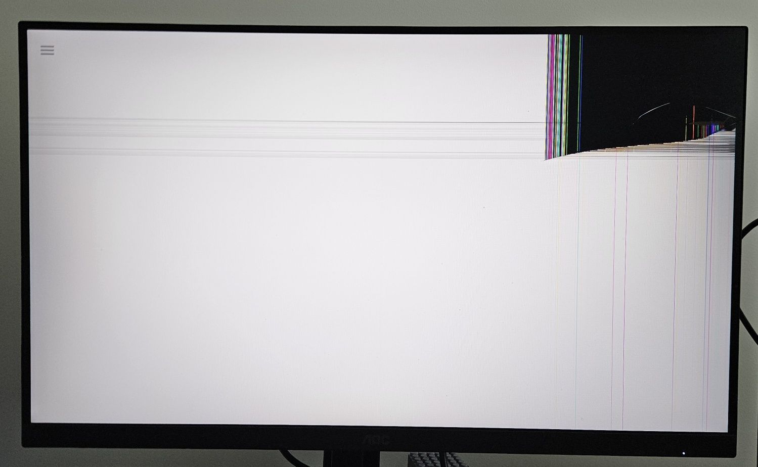 Monitor AOC 27G4X 27" Full HD IPS 180Hz 1ms - USZKODZONY