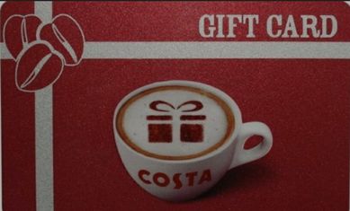 Costa Coffee voucher kod gift card 15zł