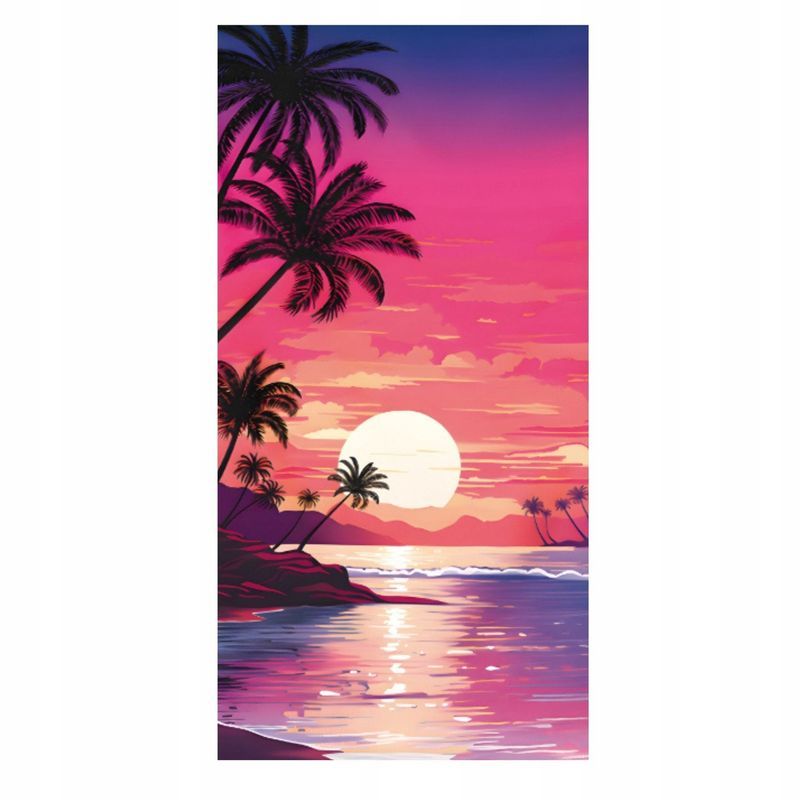 Ręcznik plażowy Szybkoschnący mikrofibra 70x140 kąpielowy Holiday duży
