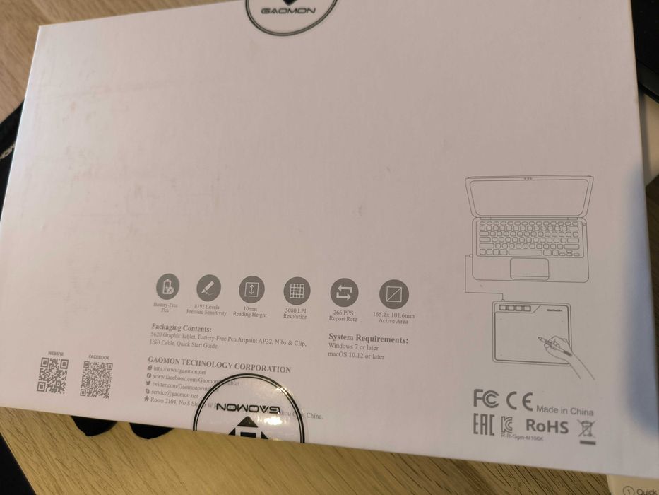 Gaomon Drawing Tablet with Stylus and Accessories, New64552647847554124