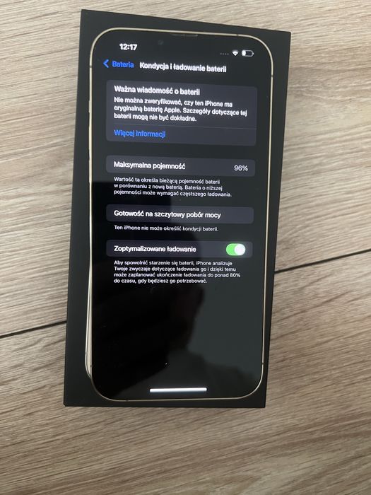Iphone 13 pro max 128 gb gold bat 96%