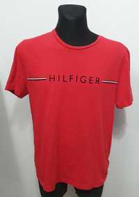 TOMMY HILFIGER roz. XL logowany t shirt damski bawełniany