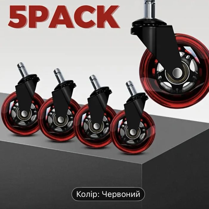 Поворотні колеса для крісел