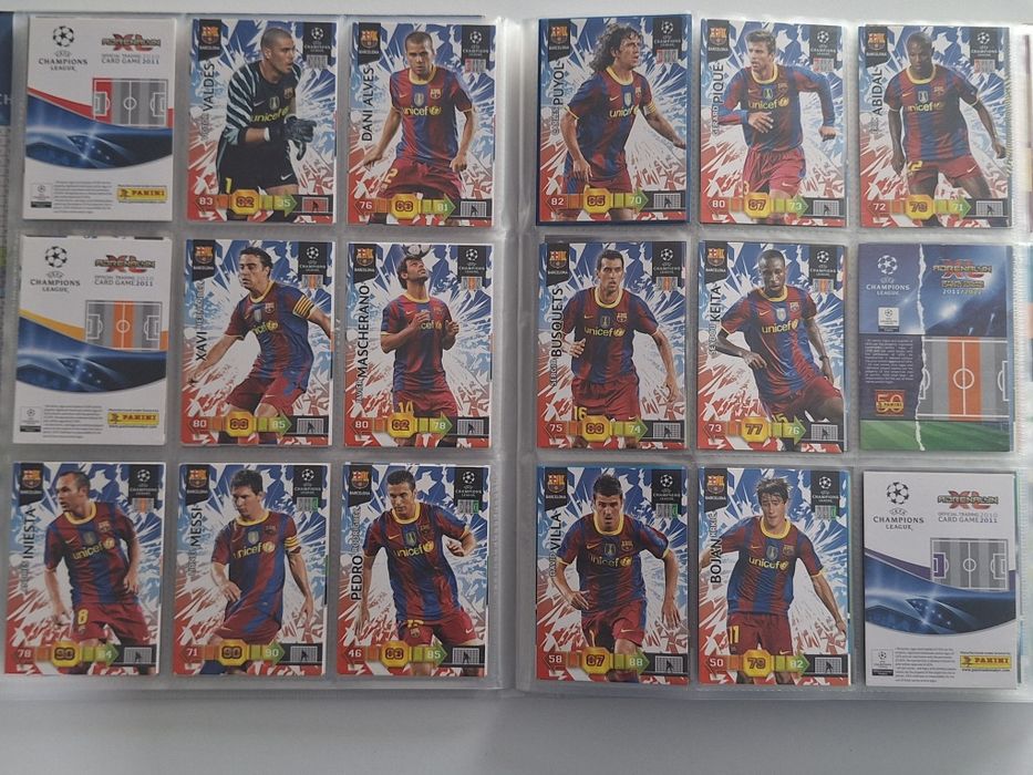 Karty piłkarskie Fc Barcelona Fan Set Champions League 2010 Panini HIT
