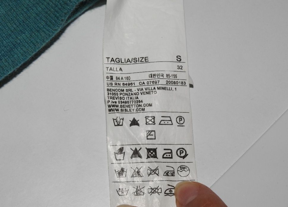 Camisola malha Benetton - Tam. S
