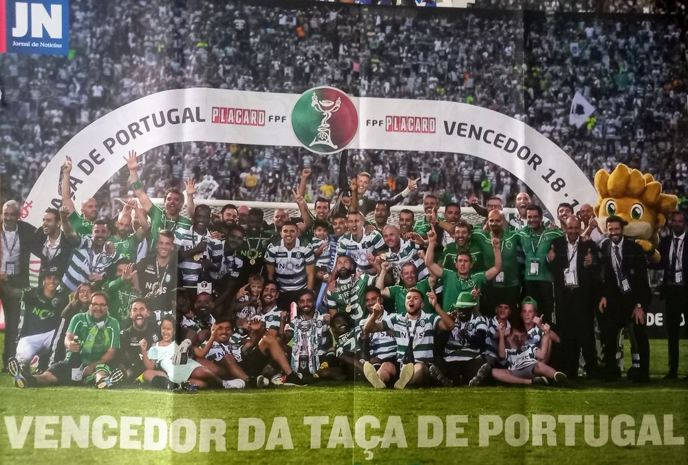 poster Sporting vencedor Taça de Portugal 2018/19