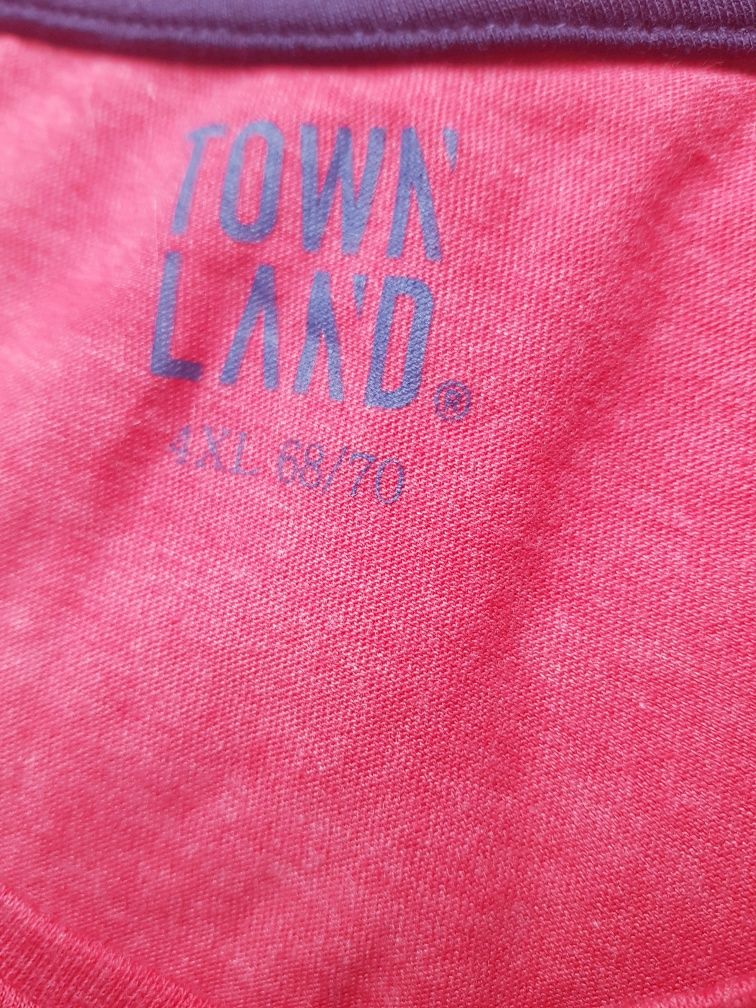 Nowa bawełniana piżama męska marki Town Land rozmiar 4XL/6XL