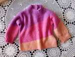 H&M sweter kolorowy rozm. 68