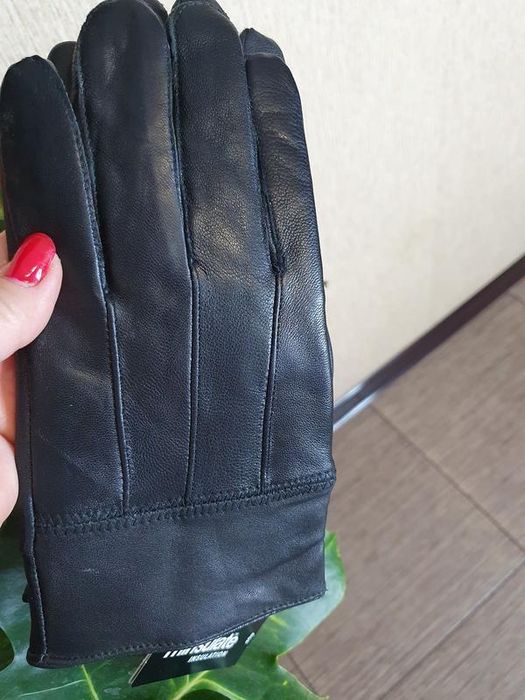 Якісні шкіряні рукавички Thinsulate, нові, бирки