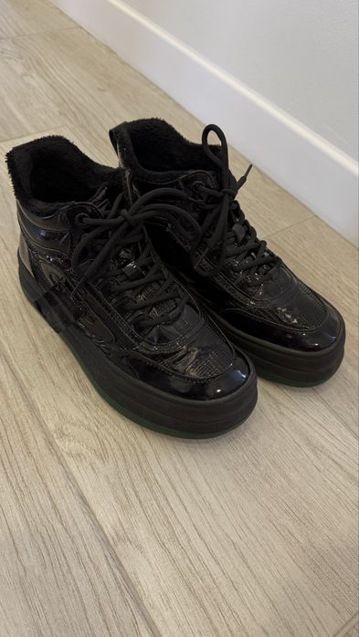 Кеди зима , натуральне хутро-шкіра