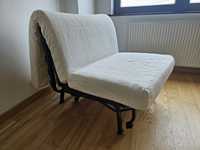Fotel sofa rozkładany LYCKSELE IKEA 1 osobowy z pokrowcem