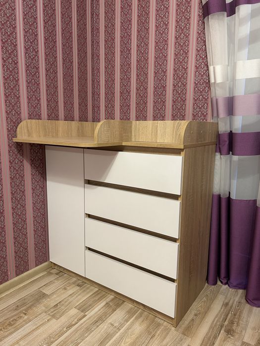 Комод пеленальний+матрац на пеленатор в подарунок