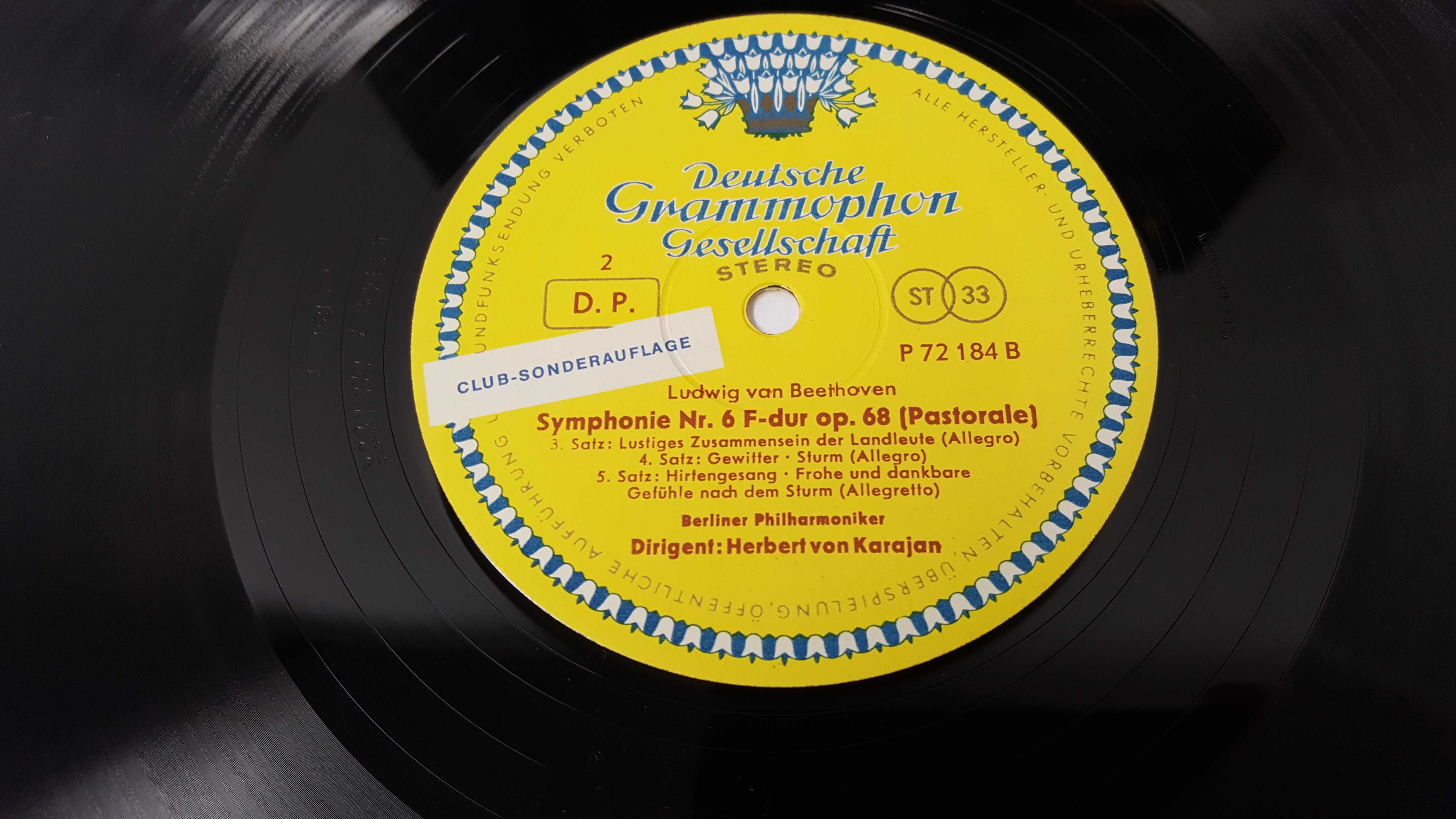 Box 7 płyt winyl Beethoven 9 symfonia Herbert Von Karajan 72180 Stereo