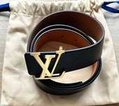 Nowy Pasek Louis Vuitton model initiales 75 cm / 3 cm Oryginał