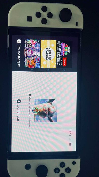 NINTENDO Swith Oled +  Comandos Bolsa de Transporte