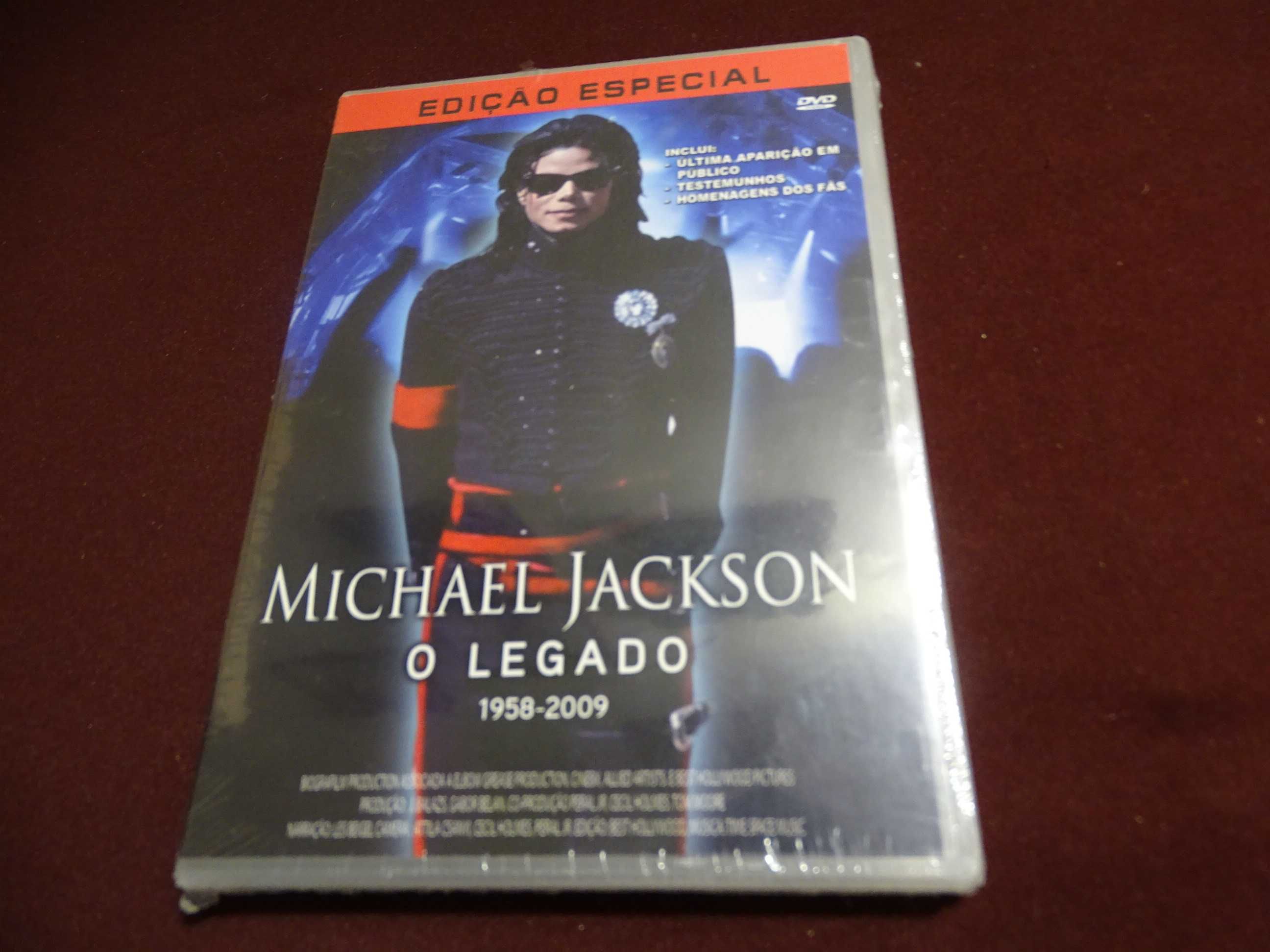 DVD-Michael Jackson/O legado-Selado