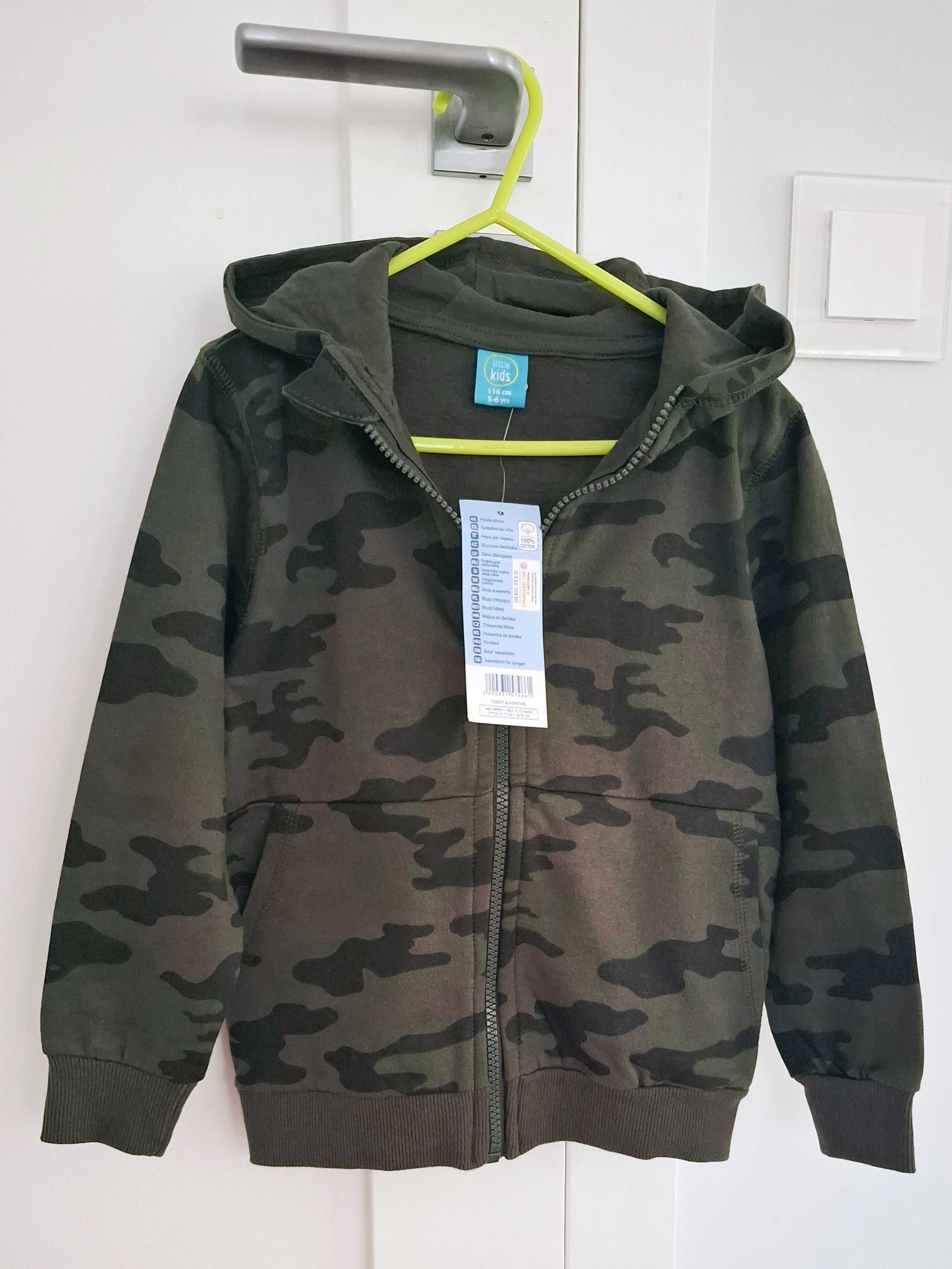 NOWA bluza chłopięca moro, r.116