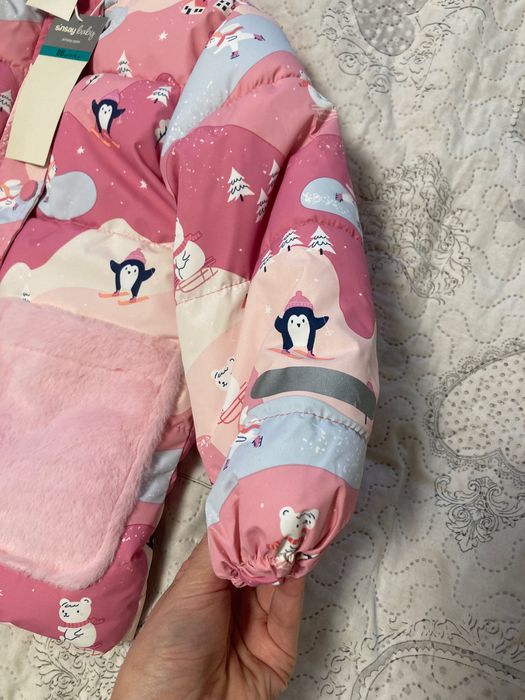 Зимова куртка на дівчинку 86 розмір