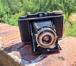 Zabytkowy aparat fotograficzny Agfa Isolette