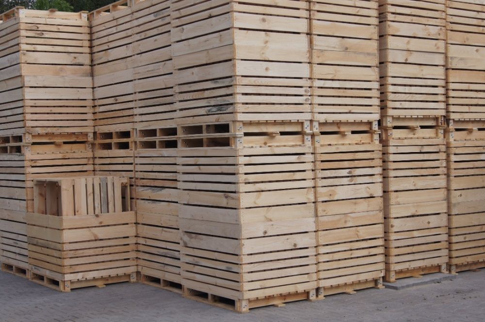 SKRZYNIOPALETY uniwersalne 1200X1000X900 na warzywa. OFERTY do ARiMR