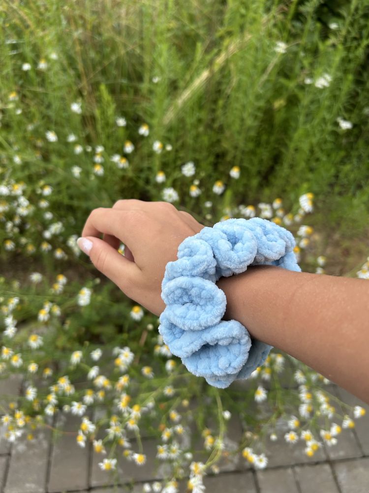 Scrunchie na szydełku