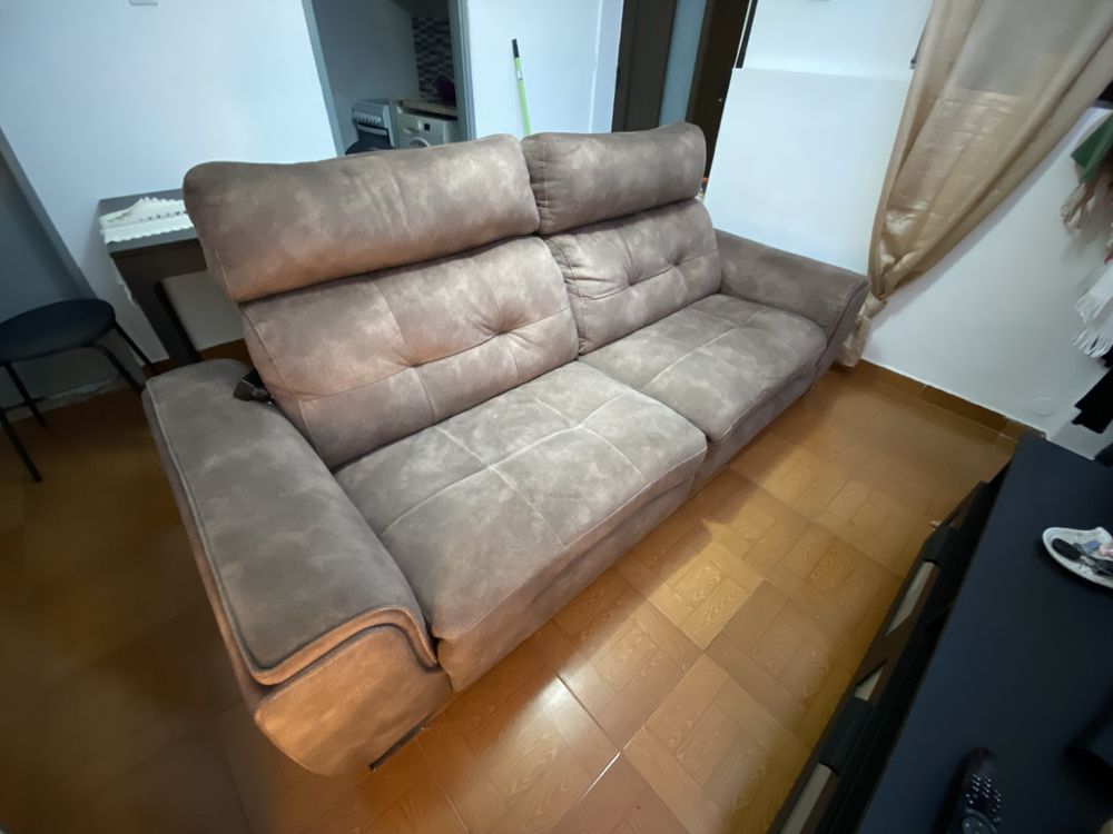 Sofá com reclinação e elevação 230x95