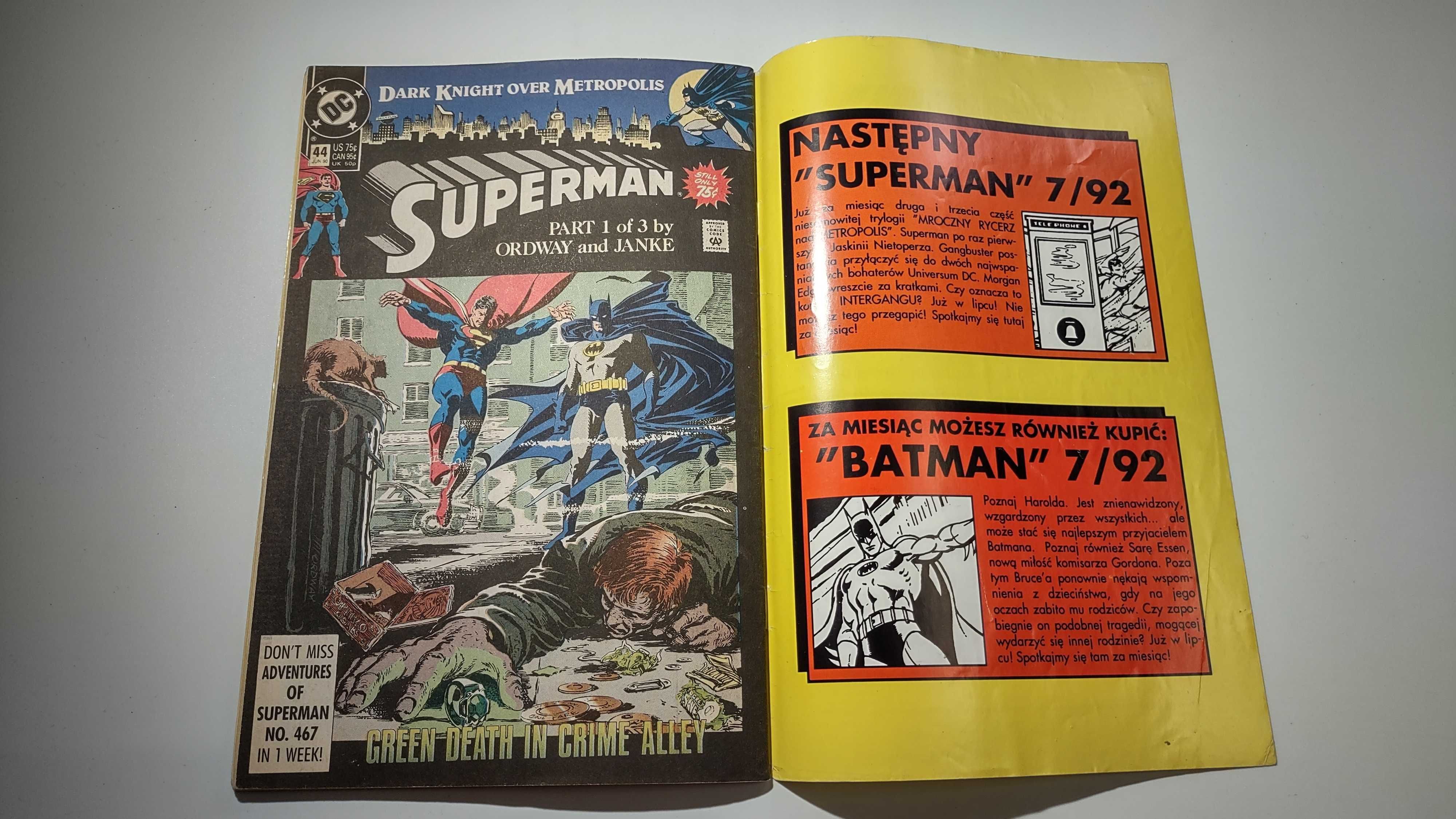 Superman 6/1992 Batman TM-Semic