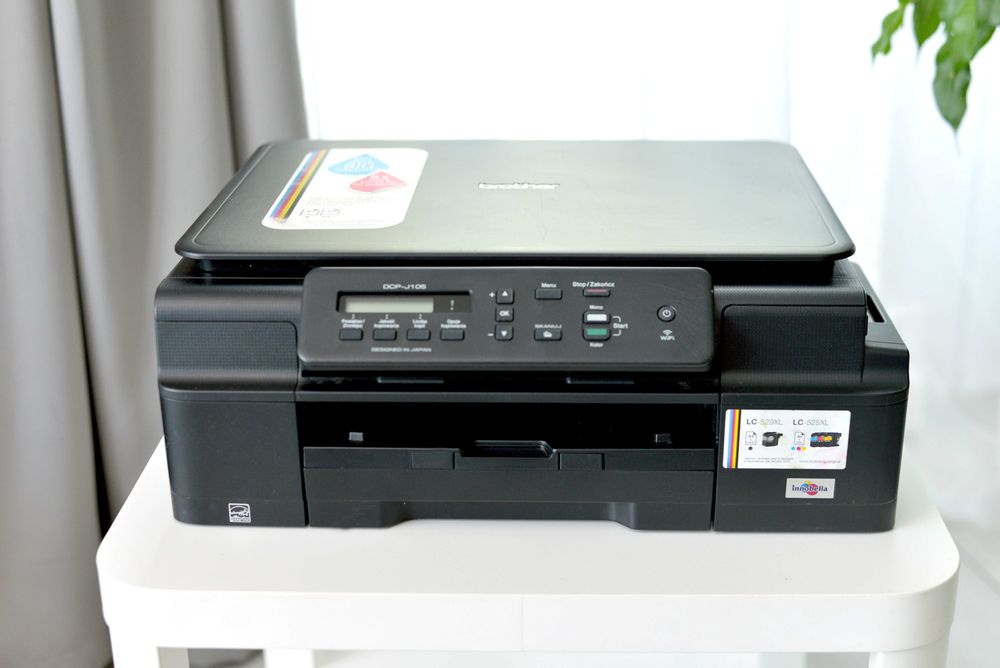 Brother DCP-J105 MEGAeko WIFI Tusz 10pln A4 Skaner drukarka J105 J100