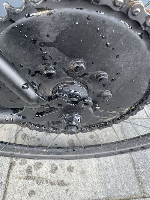 Rower z silnikiem spalinowym 80cc