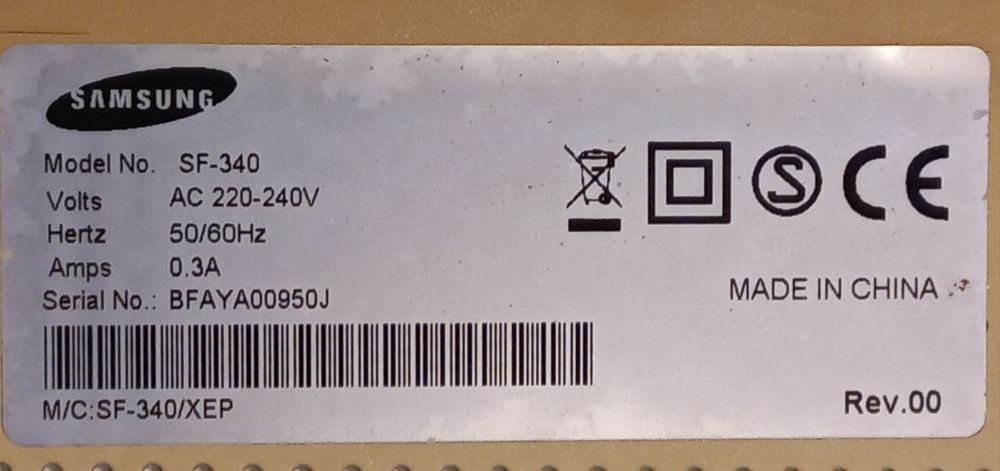 Vendo fax telefone samsung