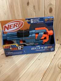 NERF Elite 2.0 Commander RD-6 Dart Blaster, 12 Elite Darts