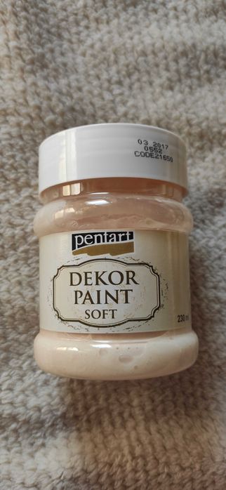 farby pentart dekor paint soft 230 ml BRZOSKWINIA