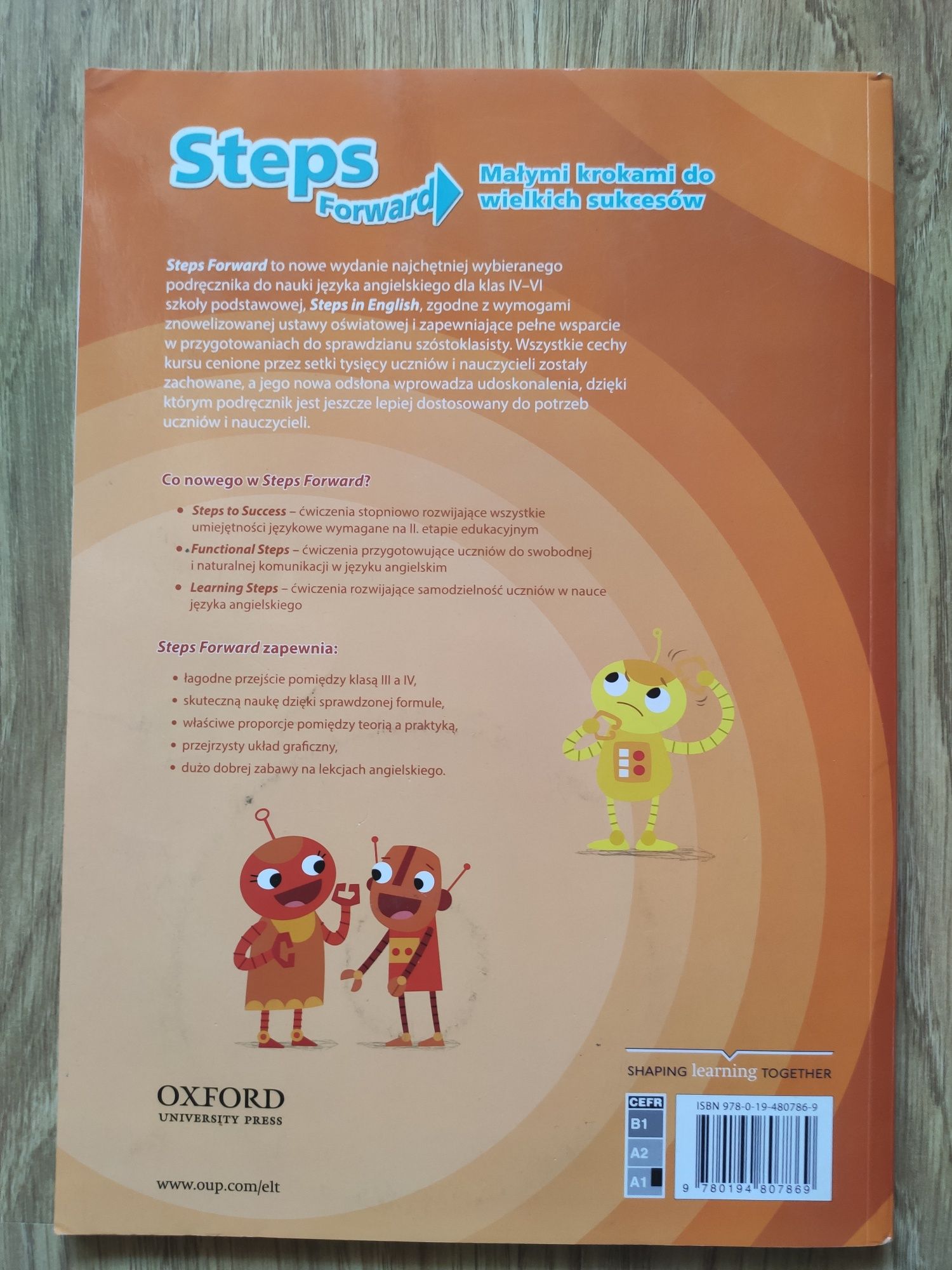 Angielski podręcznik z repetytorium Steps Forward 2 student's books CD